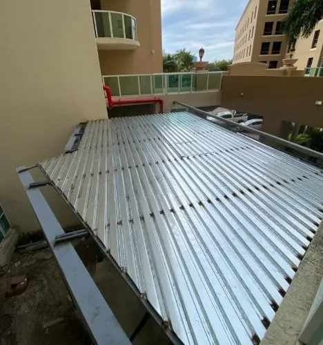Metal deck installation